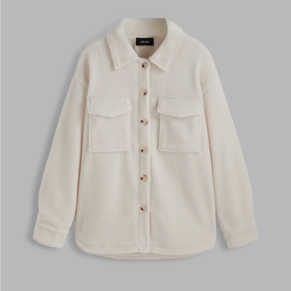 🔥SALE🔥NWT Cider Off-White Teddy Jacket S4